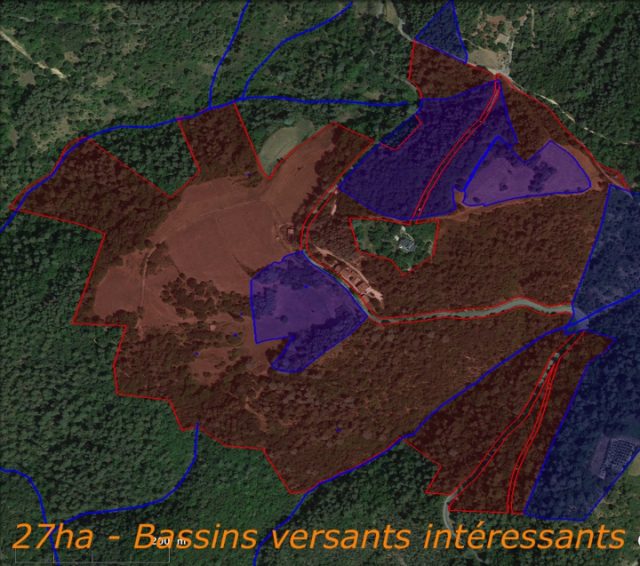 Les Sagnes - Bassins versants